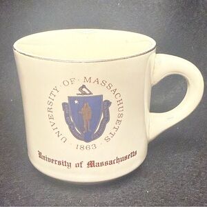 RARE Vintage University of Massachusetts Amherst UMass Mug Tea Cup